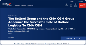 Bolloré Logistics (Now part of CMA CGM / CEVA)